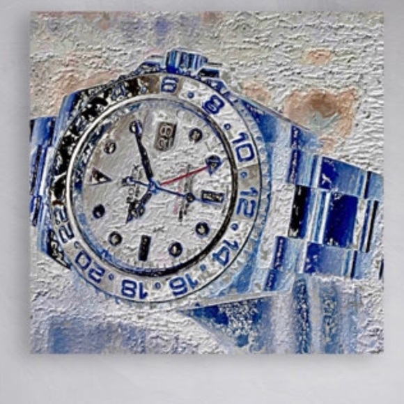 Rolex watch wall art.Canvas painting wall Decor - Picture 2 of 2